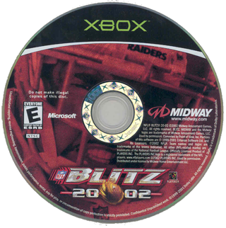 NFL Blitz 2002 (USA) Game Disc